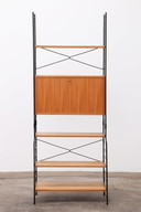 Vintage Design WHB Wandmeubel of string regaal kleur eikenhout,1960