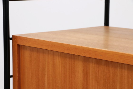 Image 1 of Vintage Design WHB Wandmeubel of string regaal kleur eikenhout,1960