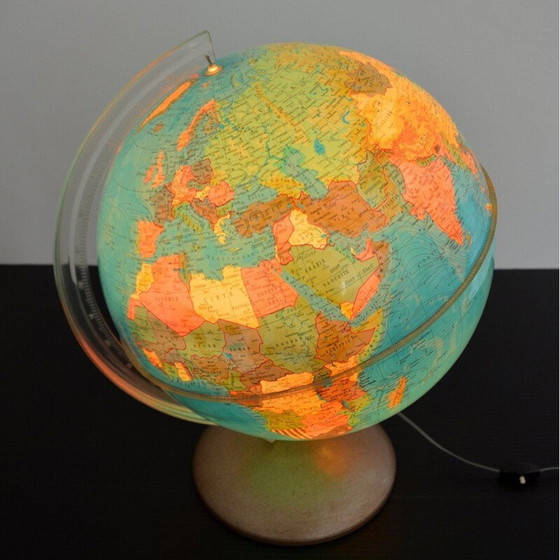 Image 1 of Vintage wereldbol Illumina Proloisirs, Italië 1960