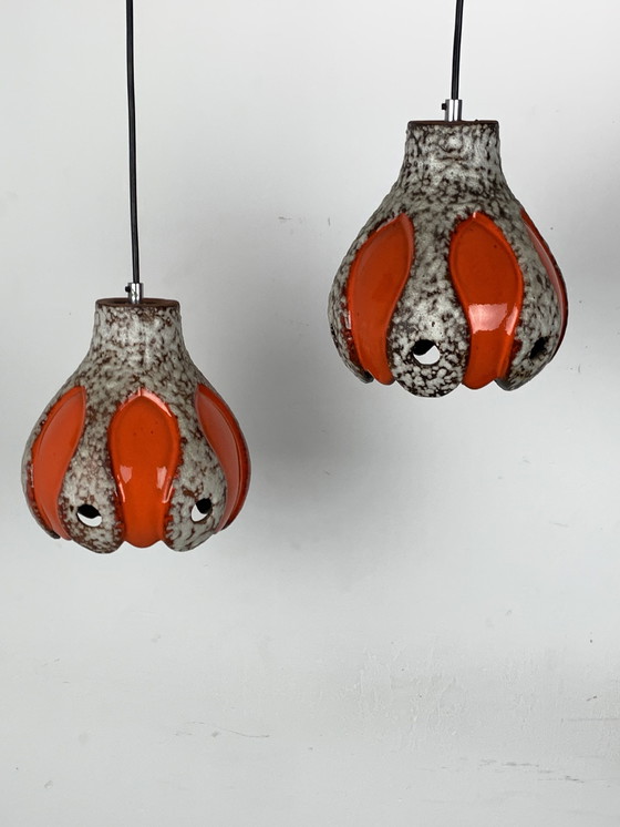 Image 1 of 2x Keramiek Hanglamp Herda