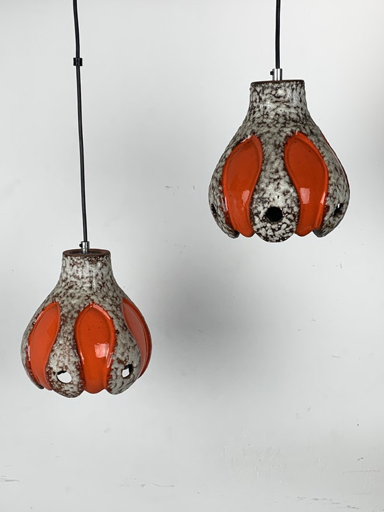 Image 1 of 2x Keramiek Hanglamp Herda