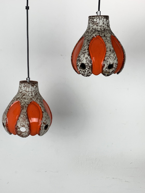 Image 1 of 2x Keramiek Hanglamp Herda