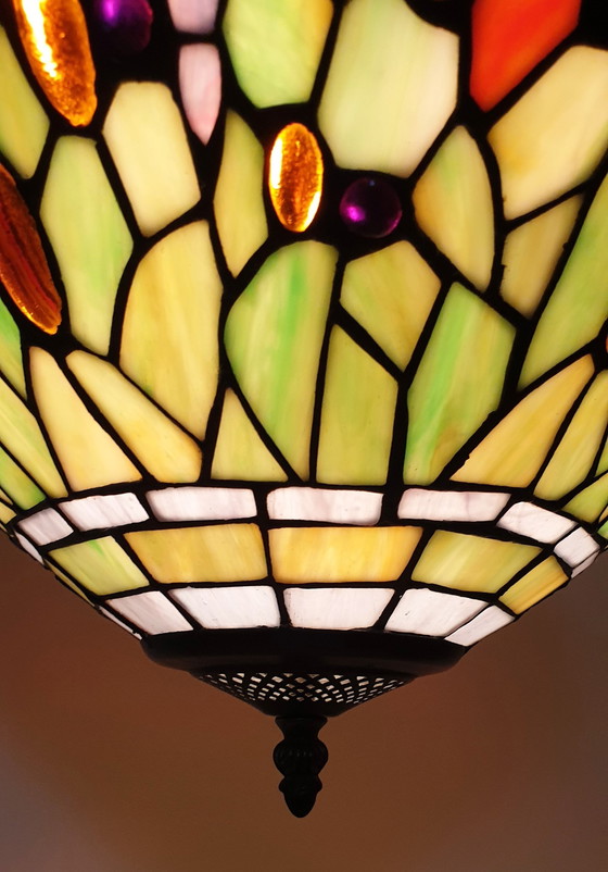 Image 1 of Tiffany Xl Hanglamp "Dragonfly"