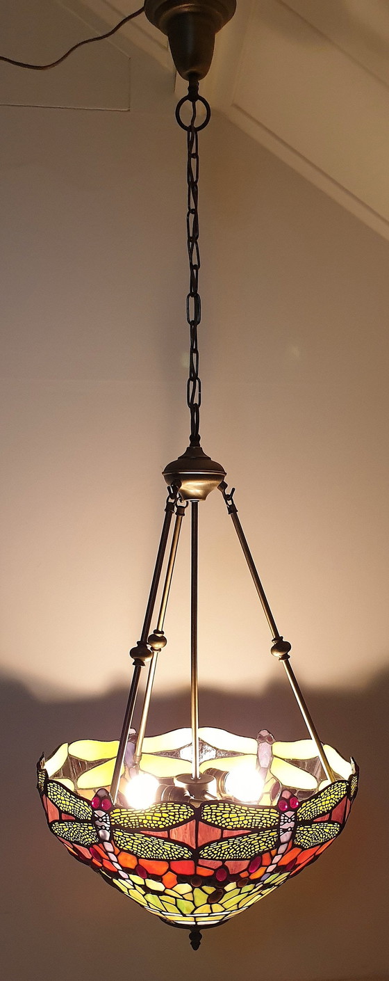 Image 1 of Tiffany Xl Hanglamp "Dragonfly"