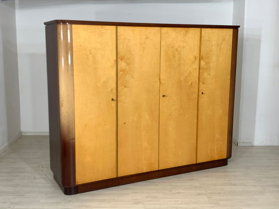 Image 1 of Mid Century kledingkast vintage