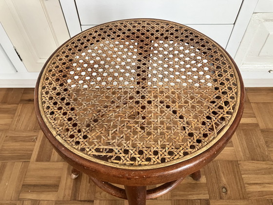 Image 1 of Bentwood kruk tabouret