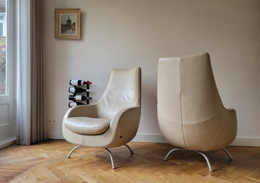 2x Rolf Benz Fauteuil HSE 2000 Beige