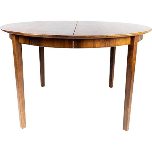 Vintage eettafel in palissander met drie verlengplaten, Deens 1960