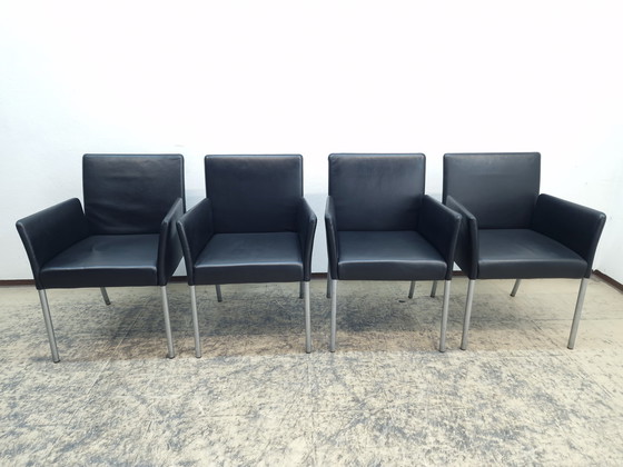 Image 1 of Walter Knoll Jason 1410 fauteuil Set design fauteuil Leren fauteuil Stoel