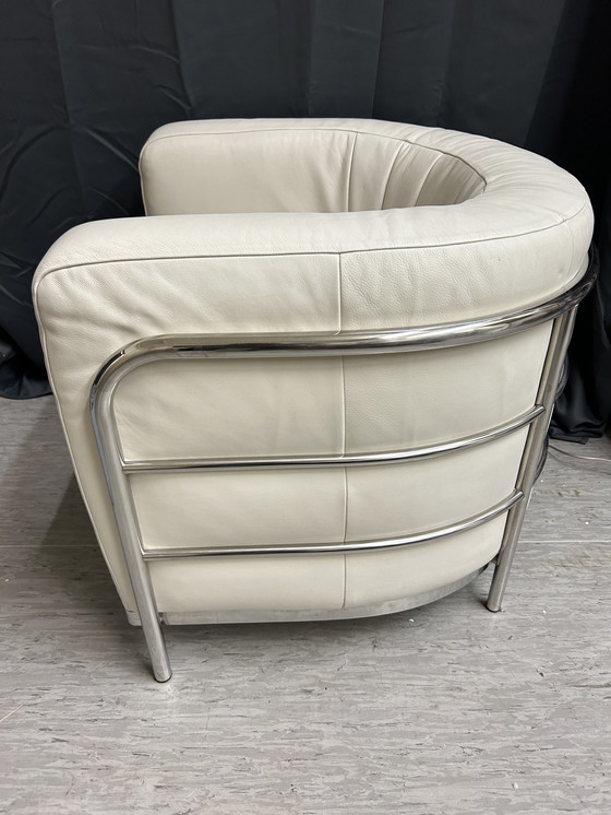 Image 1 of Zanotta Onda fauteuil - wit leer