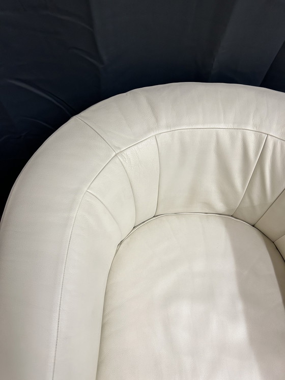 Image 1 of Zanotta Onda fauteuil - wit leer