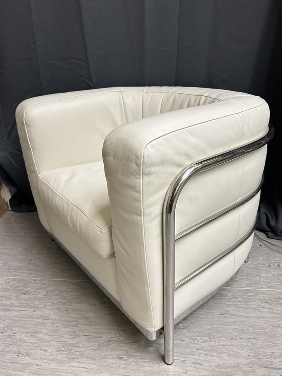 Image 1 of Zanotta Onda fauteuil - wit leer