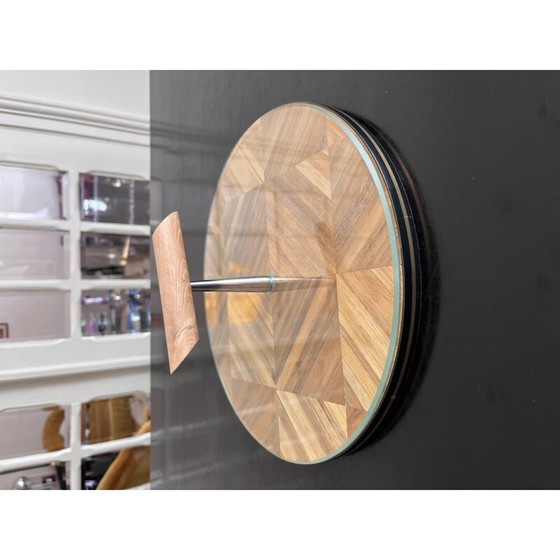 Image 1 of Vintage dienblad in stro-marqueterie, jaren 1960