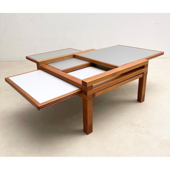 Image 1 of Modulaire vintage salontafel model Hexa van Bernard Vuanersson voor Bellato, Frankrijk 1980