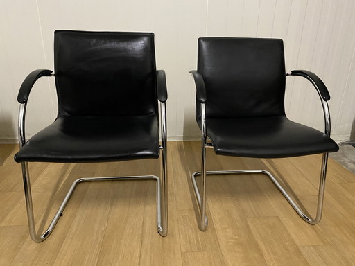 Opruiming - 2x Walter Knoll Stoelen George Cantilever