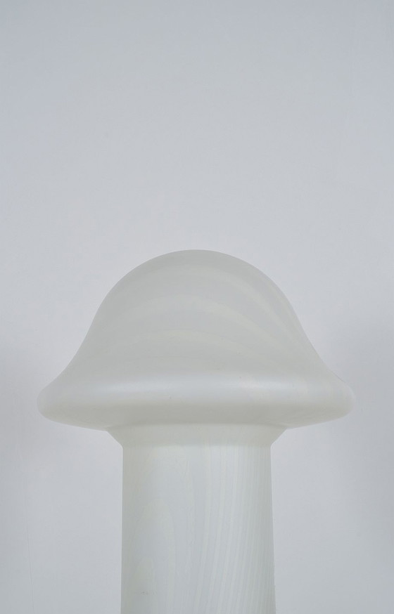 Image 1 of Vintage XL 'zebra' mushroom lamp van Peill & Putzler, jaren '70