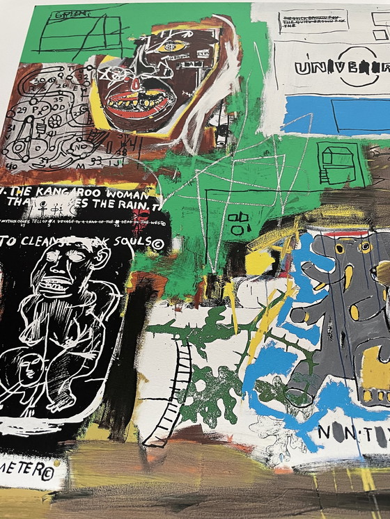 Image 1 of Jean Michel Basquiat (1960-1988), Sienna, 1984, Licensed bu Artestar New York, Copyright Estate of Jean Michel Basquiat