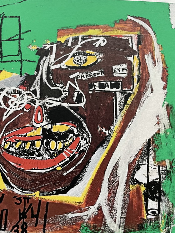 Image 1 of Jean Michel Basquiat (1960-1988), Sienna, 1984, Licensed bu Artestar New York, Copyright Estate of Jean Michel Basquiat