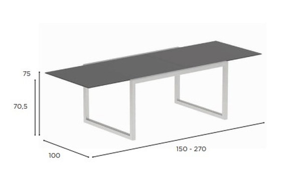 Image 1 of Royal Bottania NINIX uitschuifbare tafel