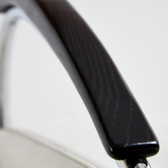 Image 1 of Vintage "Notorious" fauteuil in chroomstaal en leer van Massimo Iosa Ghini voor Moroso, Italië 1980