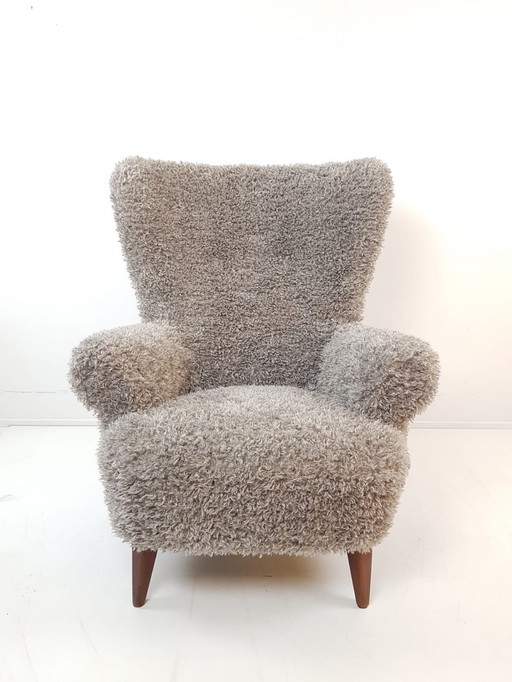 Artifort Theo Ruth Fauteuil Bruin | Armchair Brown Fake Sheep