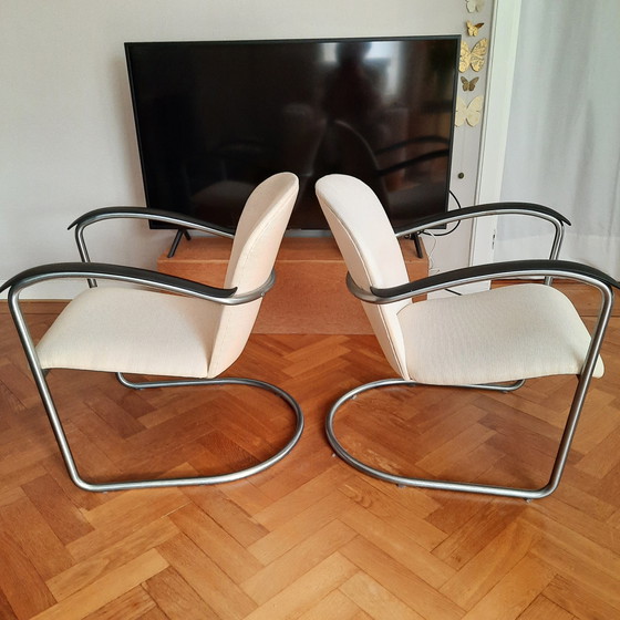 Image 1 of 2x Gispen fauteuils 414