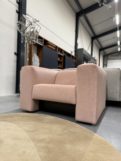 Gelderland 430 Fauteuil Roze Infinity D Stof 