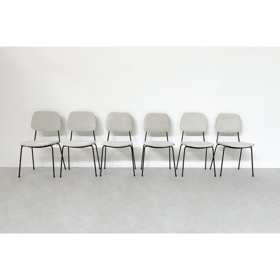 Image 1 of Set van 6 vintage stoelen, Italië, 1960