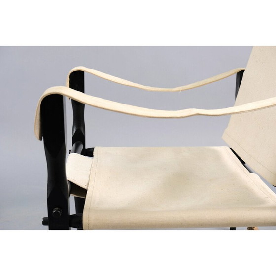 Image 1 of Paar vintage Safari fauteuils in eikenhout van Wilhelm Kienzle voor Wohnbedarf, Zwitserland 1949