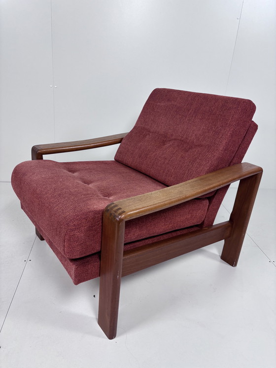 Image 1 of Vintage Easy Chair Teak Fauteuil 