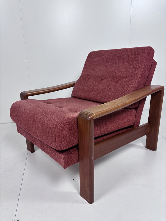 Image 1 of Vintage Easy Chair Teak Fauteuil 