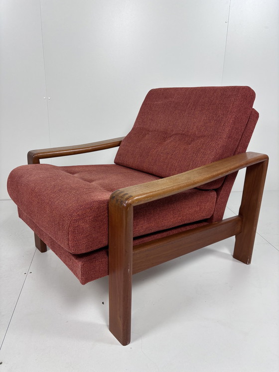 Image 1 of Vintage Easy Chair Teak Fauteuil 