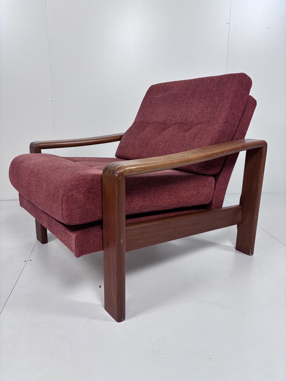 Image 1 of Vintage Easy Chair Teak Fauteuil 