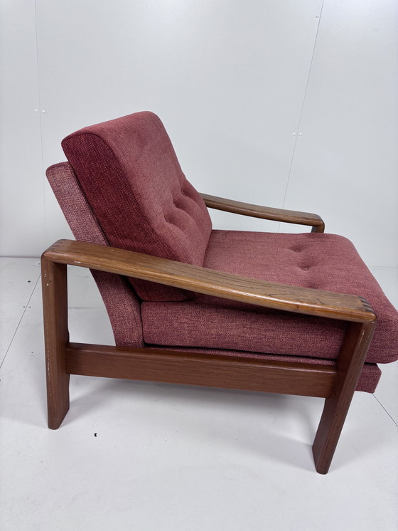 Image 1 of Vintage Easy Chair Teak Fauteuil 