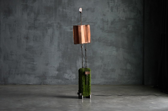 Image 1 of Vintage Belgische staande lamp hedendaags door Thomas Serruys, jaren 2000