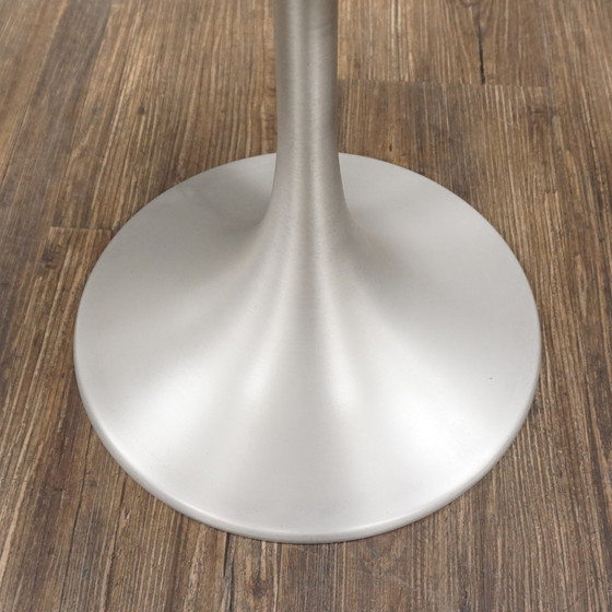 Image 1 of 70s bijzettafel | Mid Century aluminium tulp leisteen blad