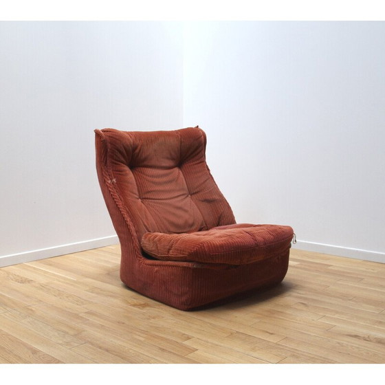 Image 1 of Paar vintage Orchidée fauteuils van Michel Cadestin voor Airborne, jaren 1970