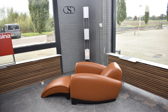 Image 1 of  Nieuwstaat De Sede "Bugatti" Design Lounge Fauteuil & Footstool