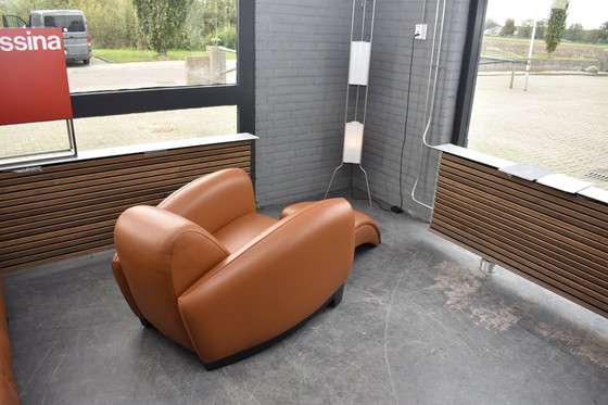 Image 1 of  Nieuwstaat De Sede "Bugatti" Design Lounge Fauteuil & Footstool