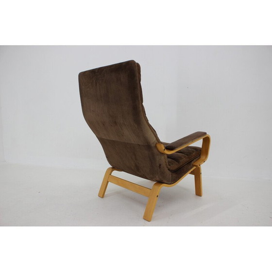 Image 1 of Vintage "Contino" leren fauteuil van Yngve Ekström, Zweden 1970
