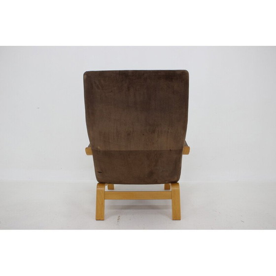 Image 1 of Vintage "Contino" leren fauteuil van Yngve Ekström, Zweden 1970