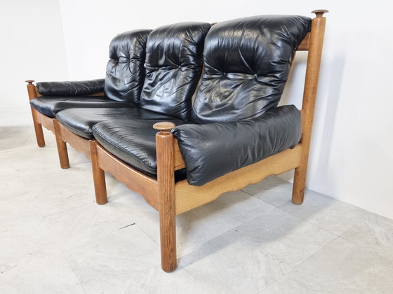 Image 1 of Set vintage brutalist sofa's, jaren 70