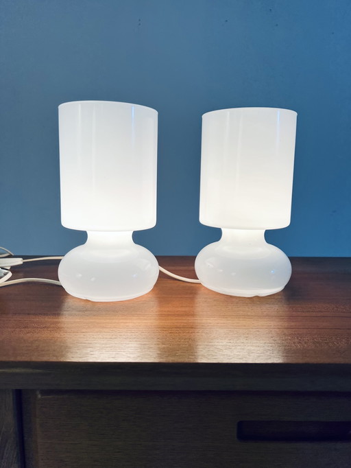 2X ‘Lykta’ Ikea Tafellampjes