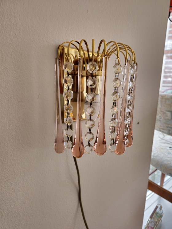 Image 1 of Teardrop Wandlamp Vintage Roze