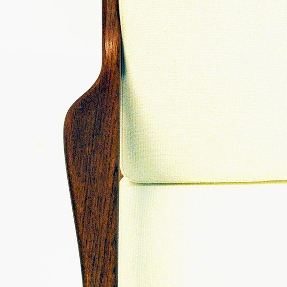 Image 1 of Vintage 2-zits loveseat bank door Kurt Ostervig voor Jason Mobler Deens 1950