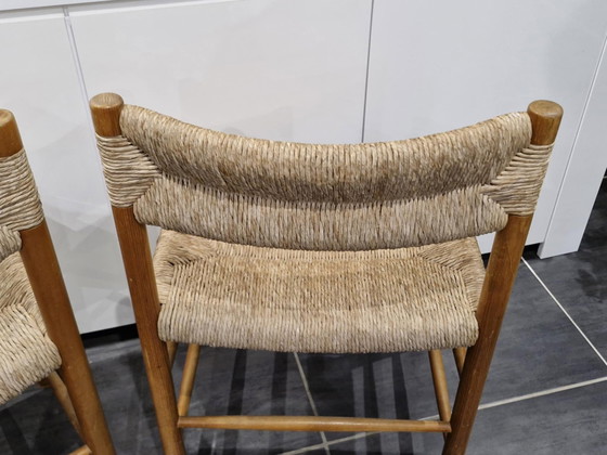 Image 1 of Paar Dordogne-stoelen van Robert Sentou, jaren 1950