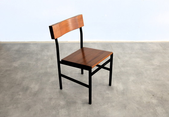 Image 1 of 6X Vintage Eetkamerstoelen 