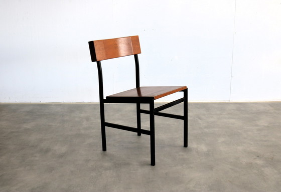 Image 1 of 6X Vintage Eetkamerstoelen 