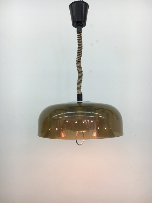 Hanglamp met middeleeuws design, jaren 1970