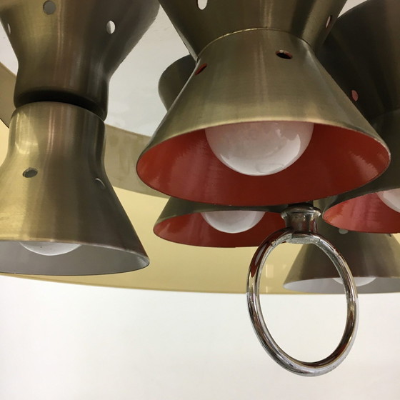 Image 1 of Hanglamp met middeleeuws design, jaren 1970